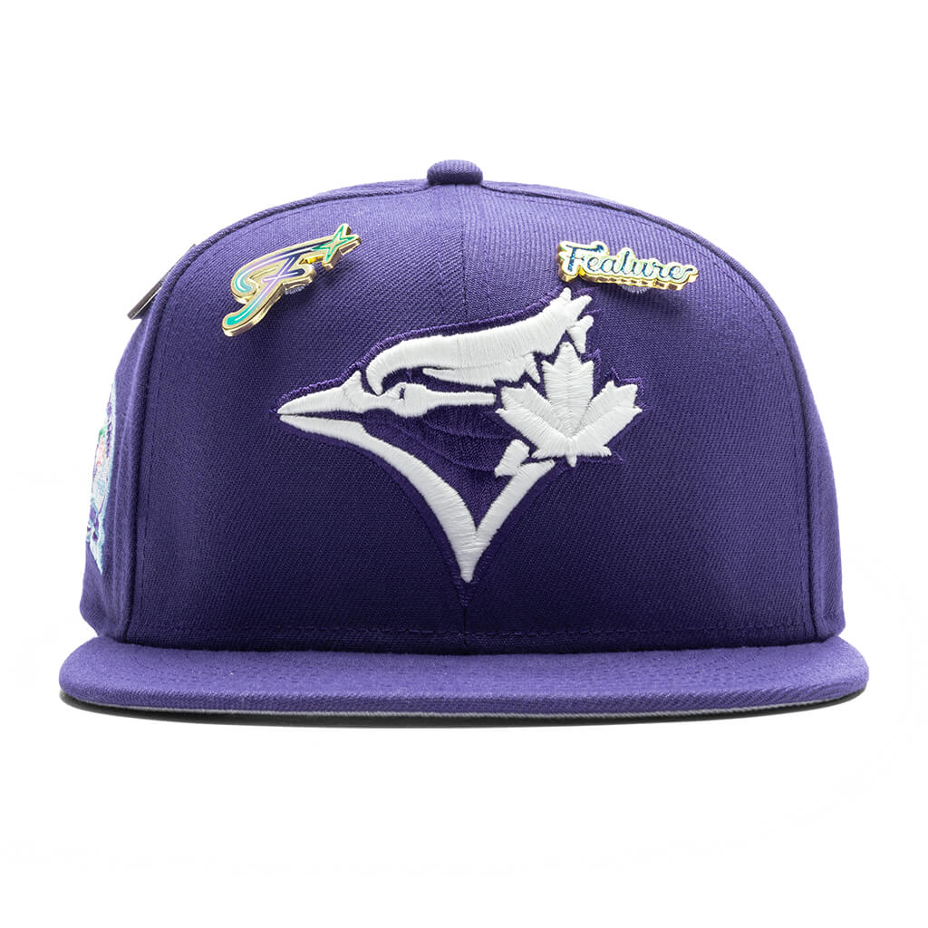 Toronto Blue Jays New Era Chrome Anniversary 59FIFTY Fitted Hat - Cream/Gray