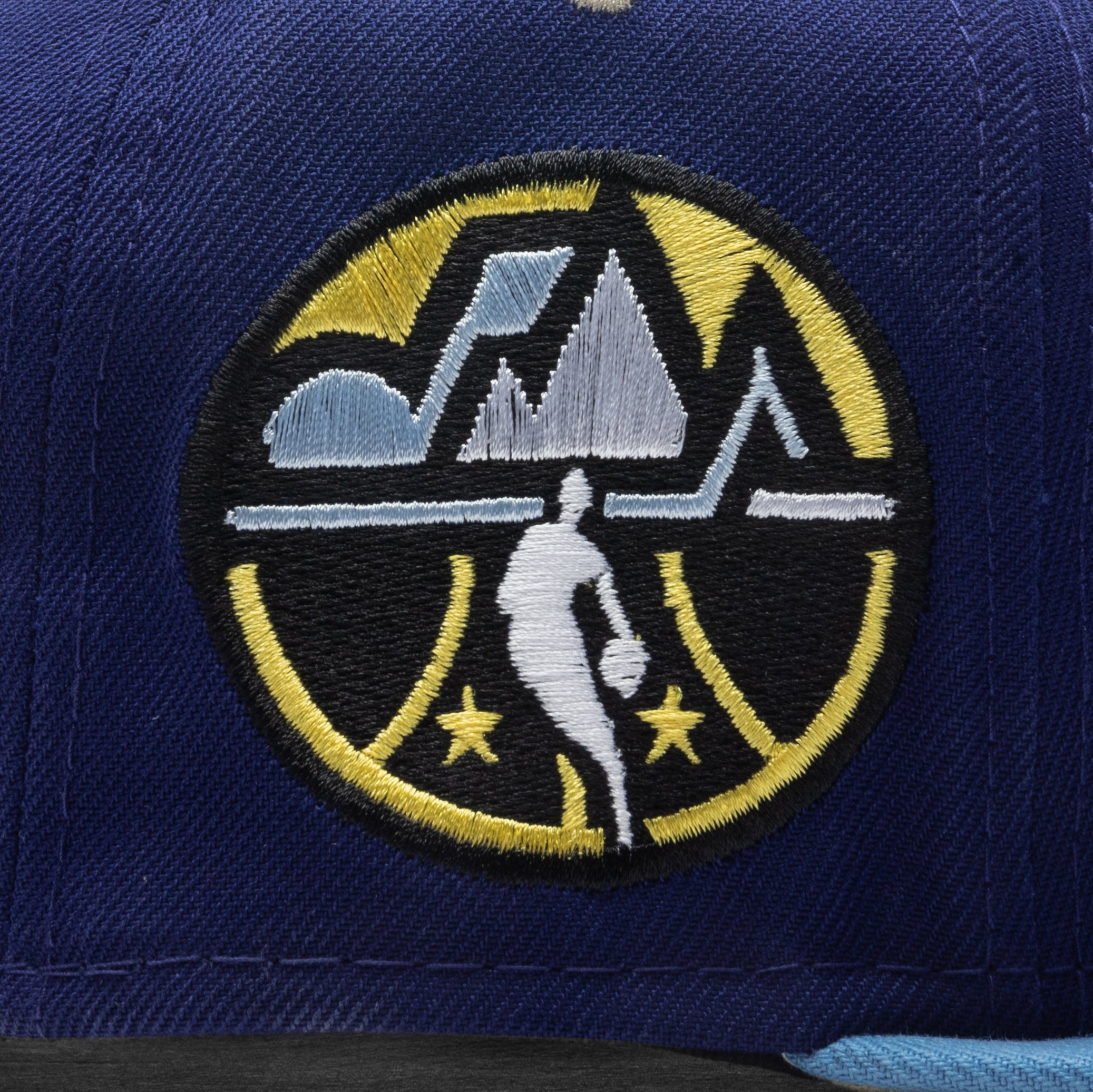 GOLDEN STATE WARRIORS SAND & SKY FITTED HAT MITCHNELL & NESS