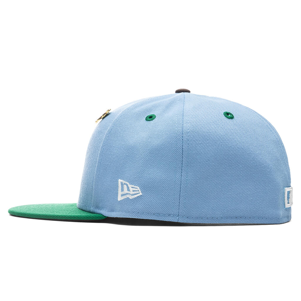 New Era Men Los Angeles Dodgers Fitted (Mint Brown)