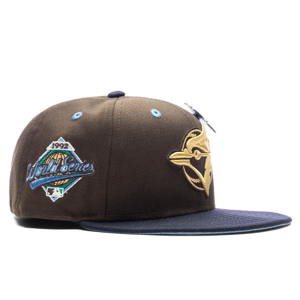 Toronto Blue Jays New Era Primary Logo 59FIFTY Fitted Hat - Navy/Gold