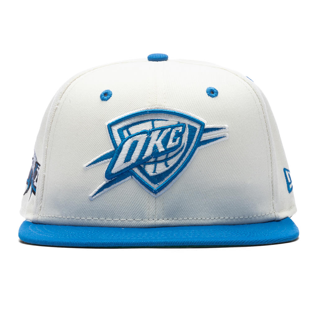 Oklahoma City Thunder Mitchell & Ness Core Basic Snapback Hat - Navy