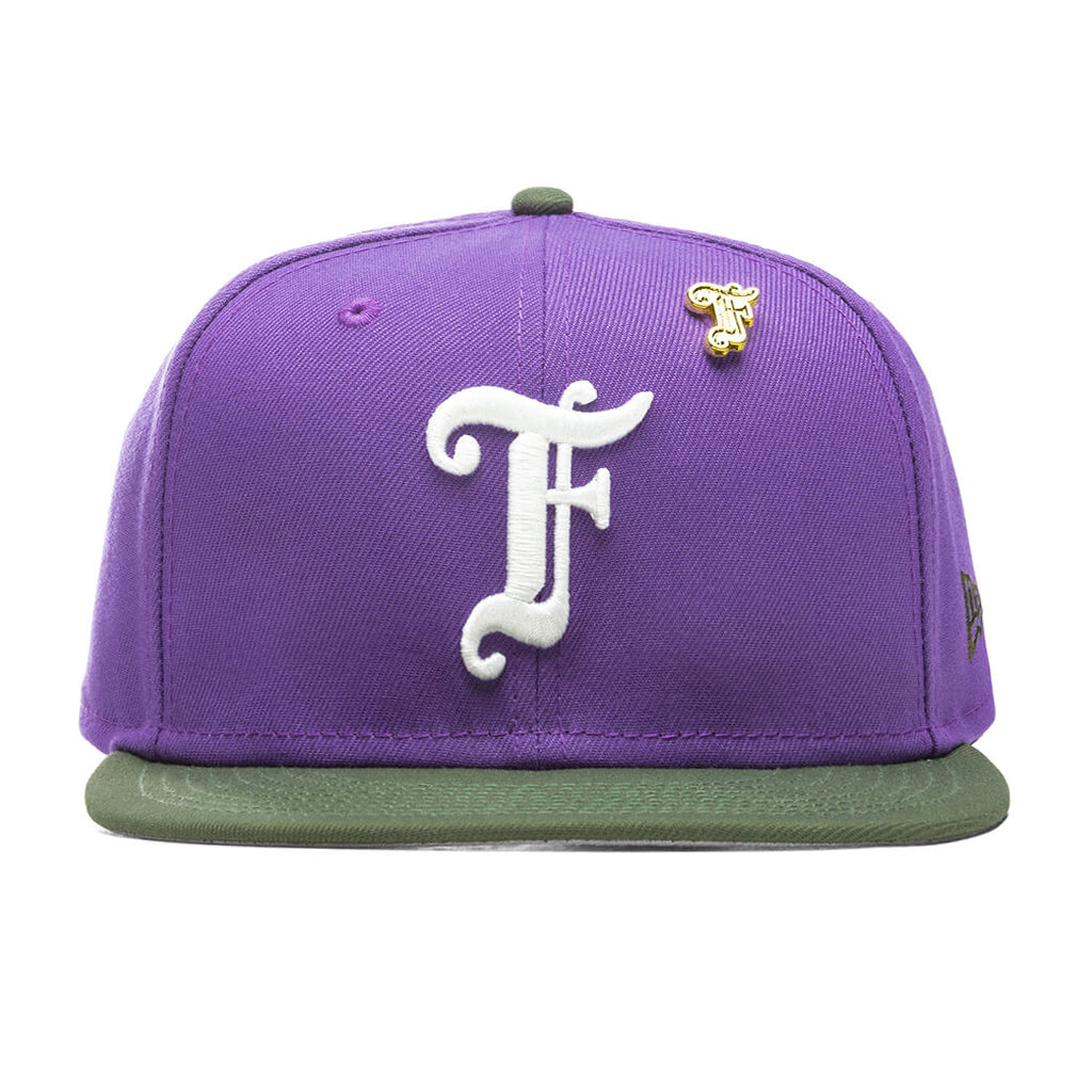 NEW ERA PURPLE COAT TEXAS RANGERS FITTED HAT (ORCHID PURPLE