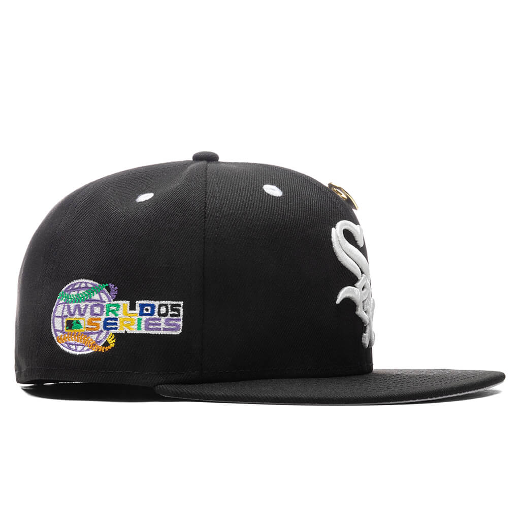 Black Chicago White Sox Team Patch Pride New Era 59FIFTY Fitted 7 5/8