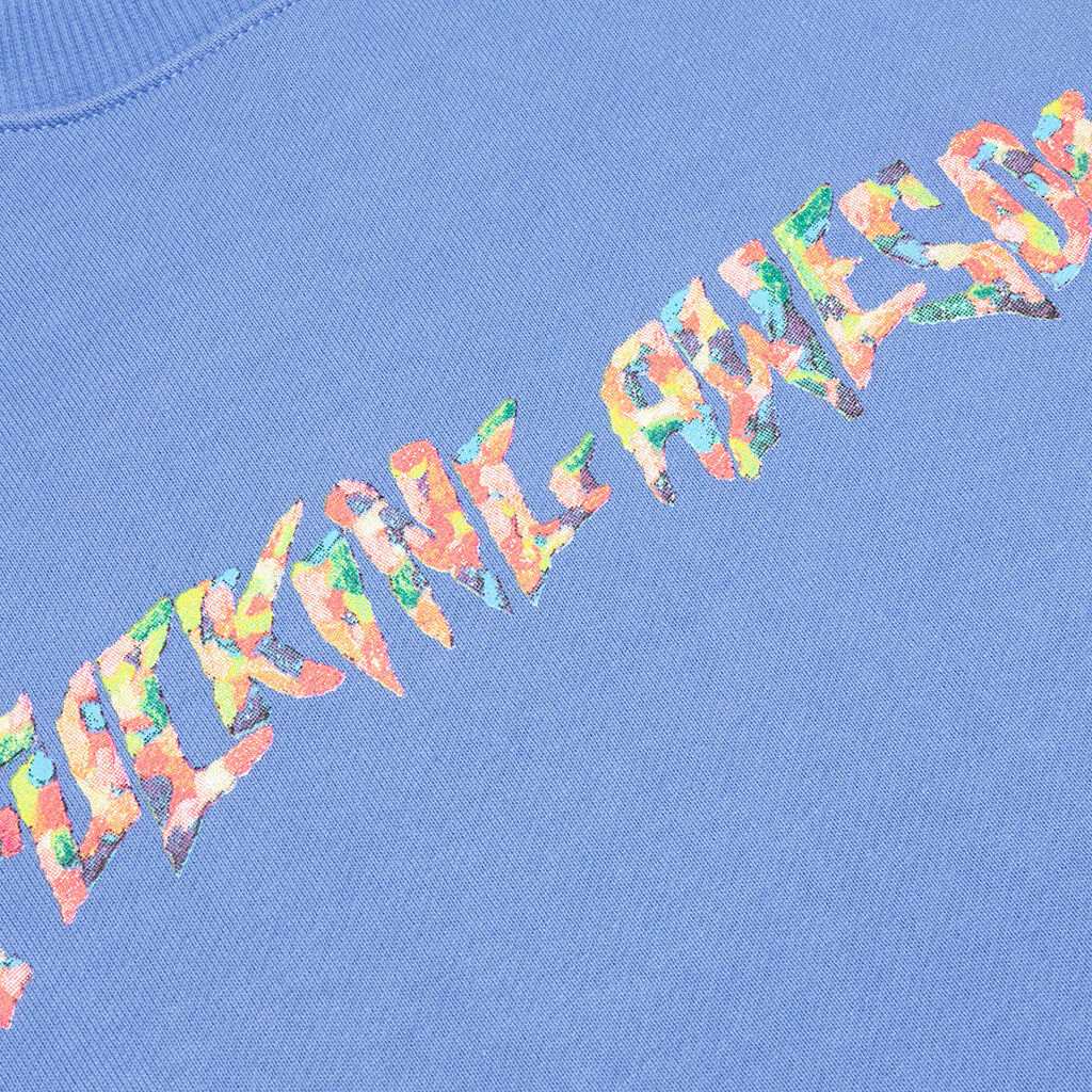 Gum Stamp Crewneck - Light Blue