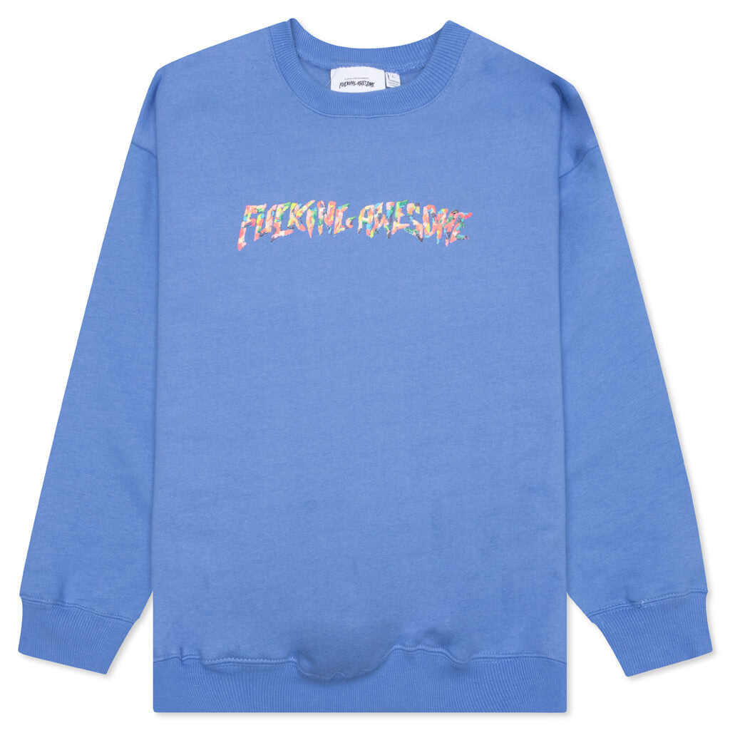 Gum Stamp Crewneck - Light Blue