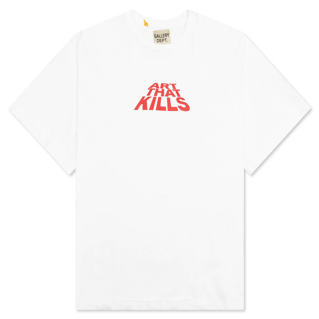 Art That Kills Stack Logo Tee - White – Feature