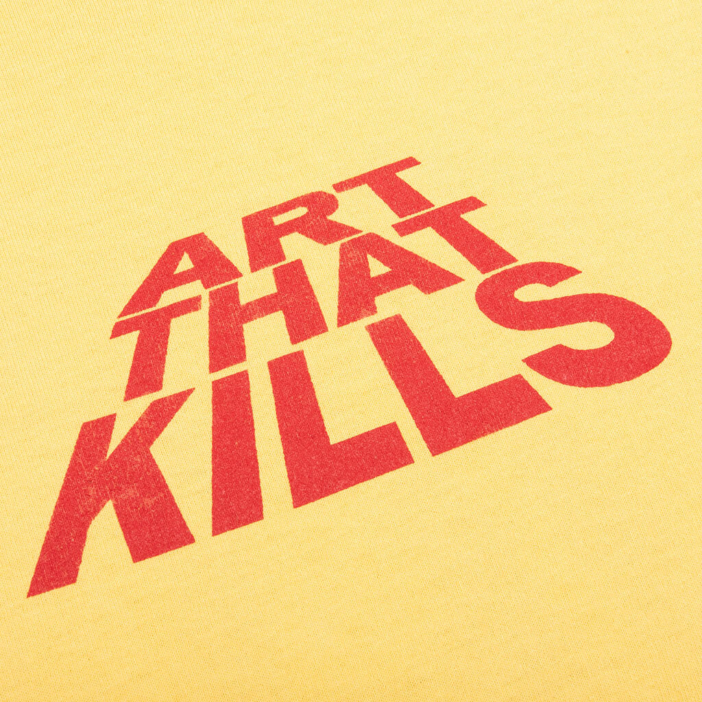 Art That Kills Stack Logo Tee - Yellow – Feature