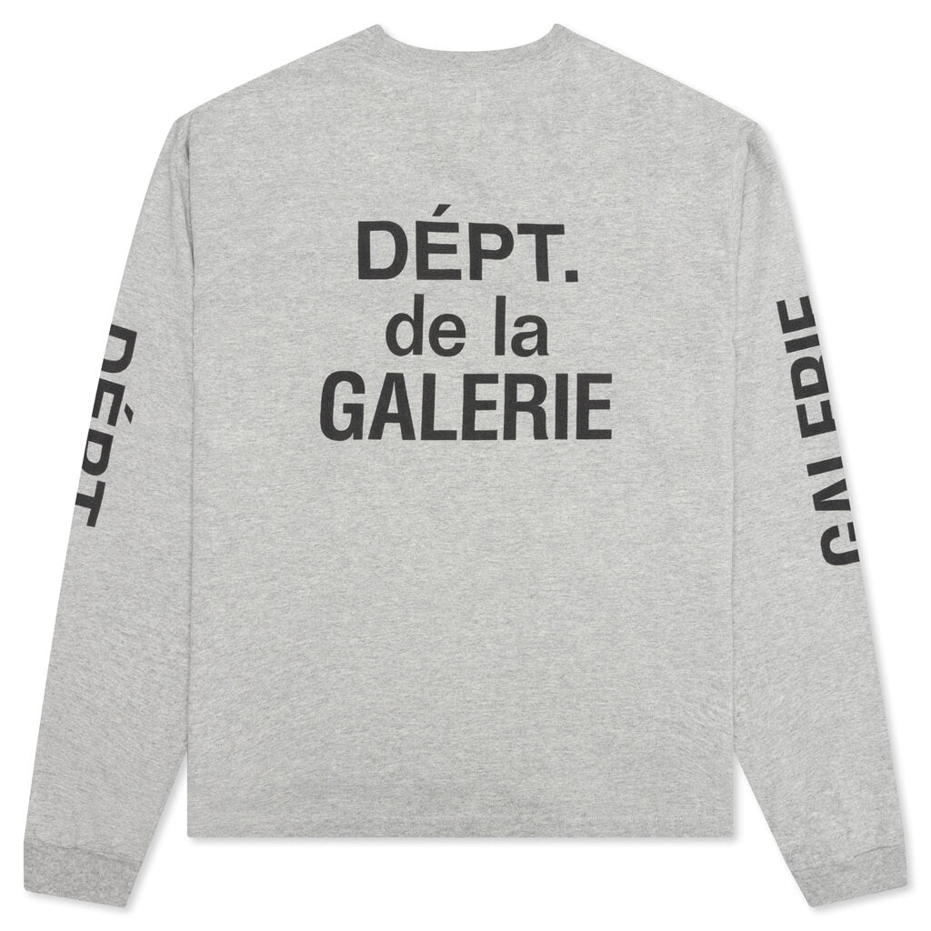 French Collector L/S Tee - Heather Grey – Feature