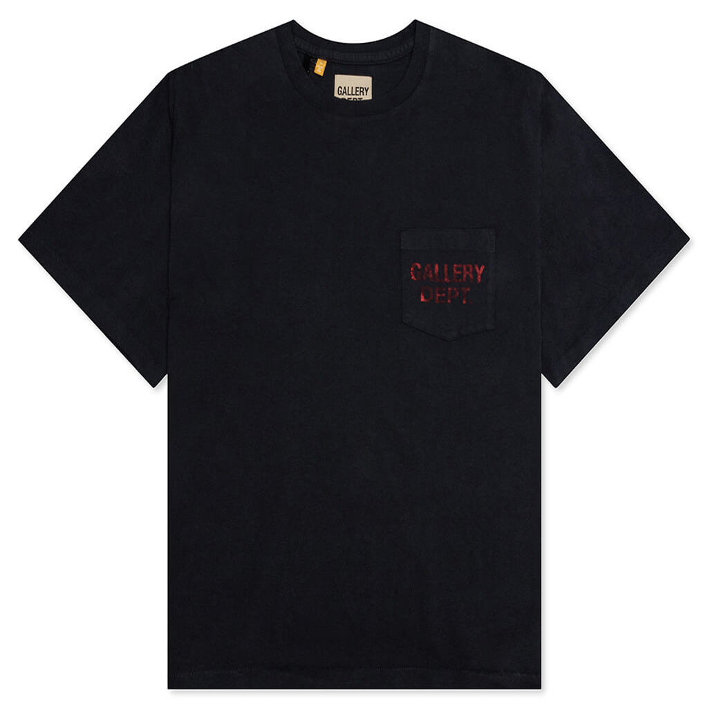 Logo Pocket Tee - Black