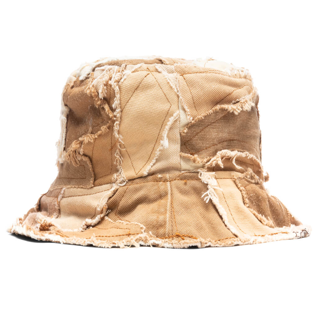 Recycled Canvas Bucket Hat - Tan – Feature