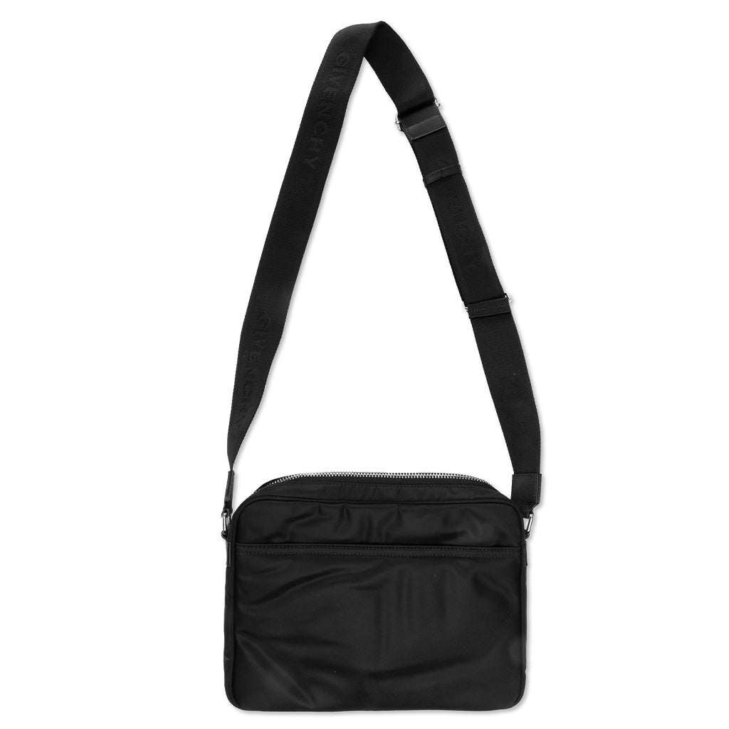 Off-White c/o Virgil Abloh Double Pouch Shoulder Bag in Black for