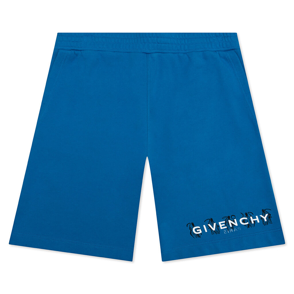 Givenchy Long Print Swim Trunks