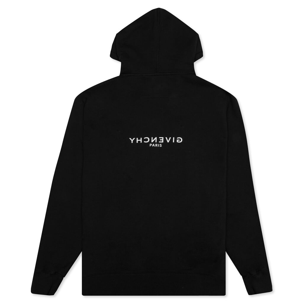 Classic Fit Hoodie w/ Reverse Print - Black – Feature