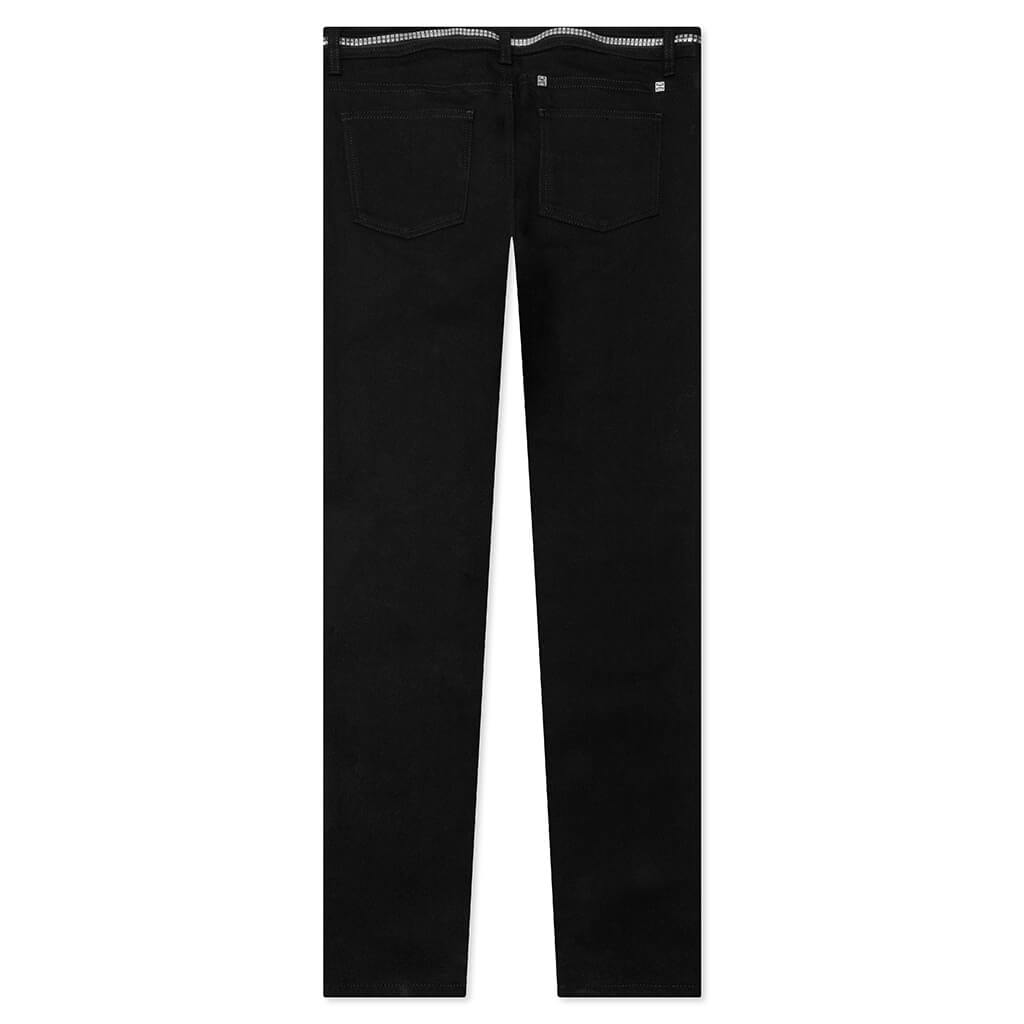 Skinny Denim Trousers 4G Zip Black – Feature
