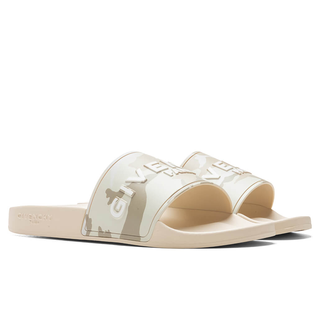 Tan givenchy outlet slides