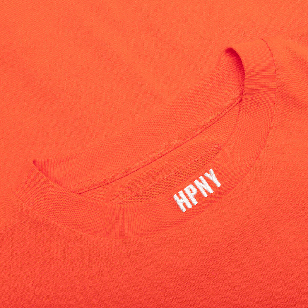 HPNY EMB S/S Tee - Orange/White – Feature