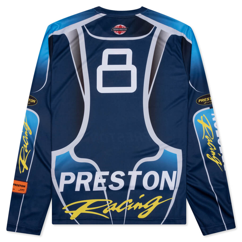 Heron Preston Racing Dry-fit Jersey Top in Blue for Men