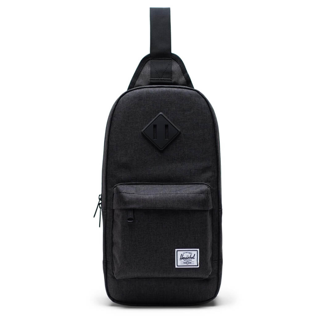 backpack black crosshatch herschel Heritage Shoulder Bag