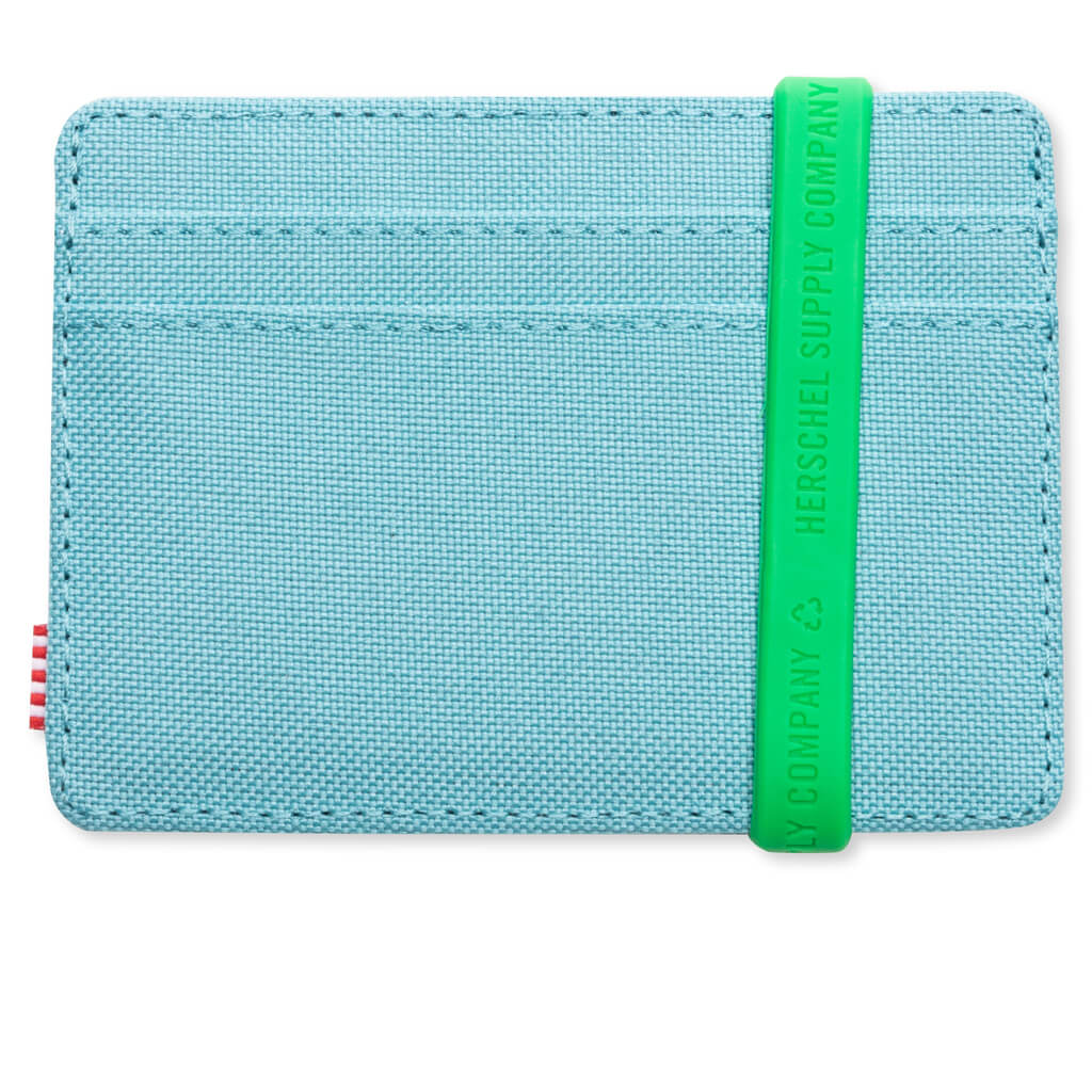 Charlie RFID Wallet Neon Blue Feature