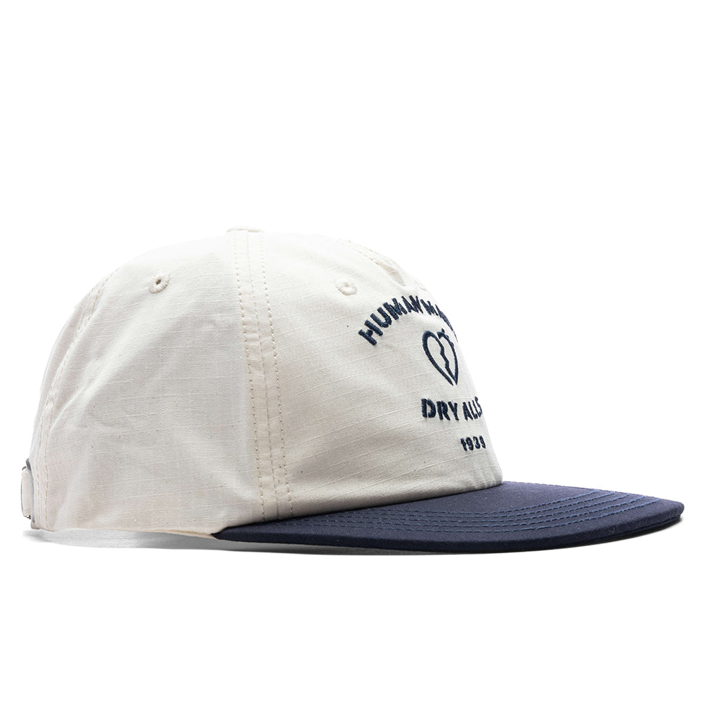 5 Panel Rip-Stop Cap - White