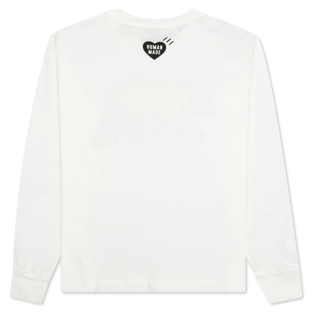 Graphic L/S T-Shirt #01 - White