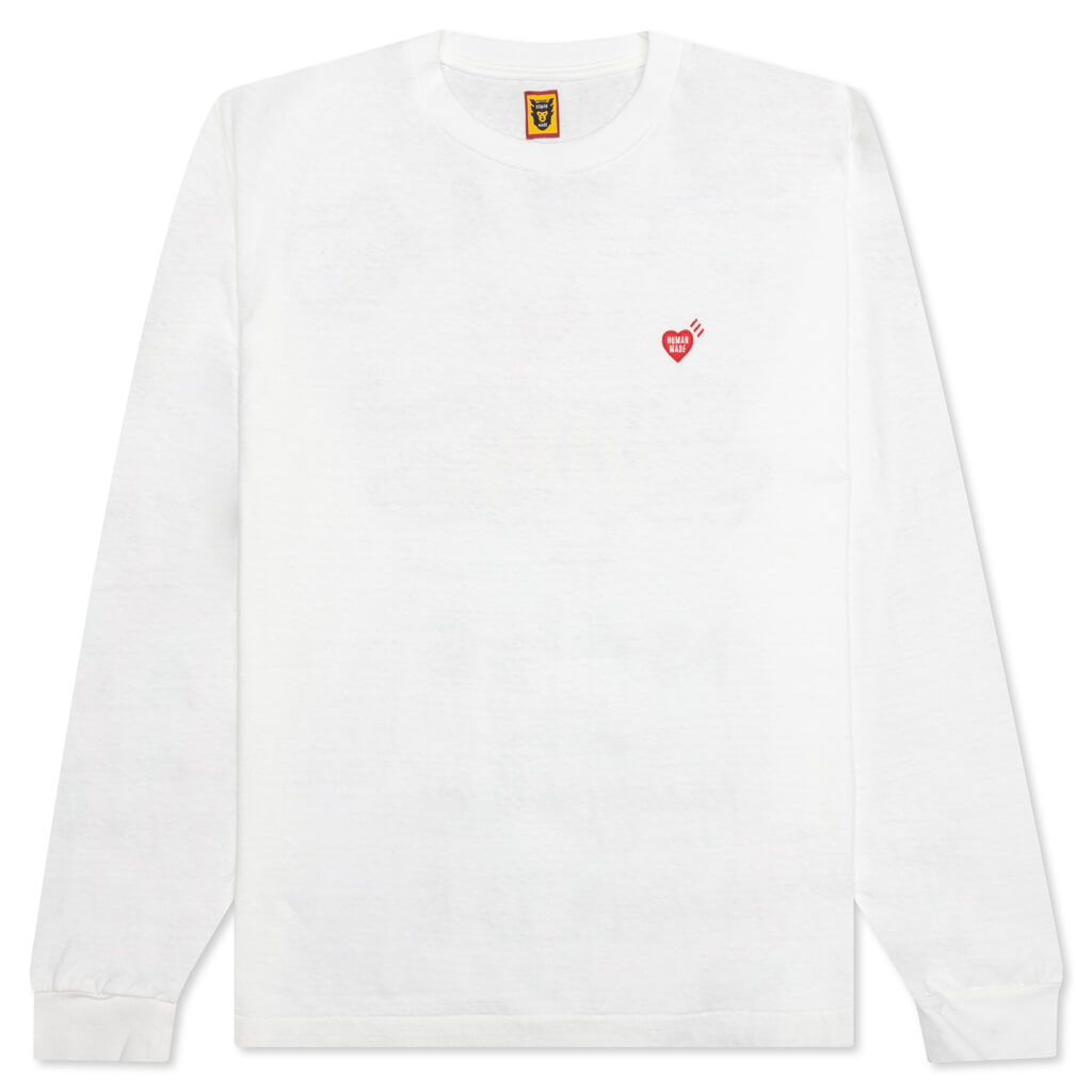 Graphic L/S T-Shirt #03 - White
