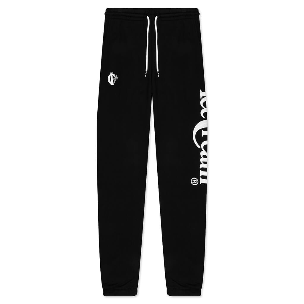 Frank Cream Panelled Mix Fabric Joggers