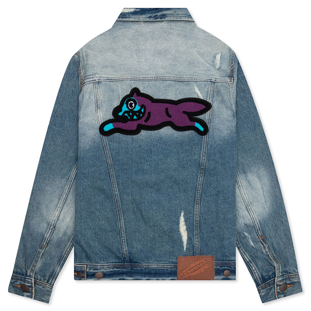 ICECREAM Mamba denim jacket デニムジャケット Mamba Denim Jacket - Medium Blue Wash – Feature