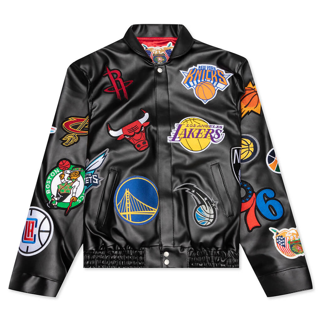 NBA Cleveland Cavaliers Black White Logo Team Leather Bomber Jacket Gift  For You - Banantees