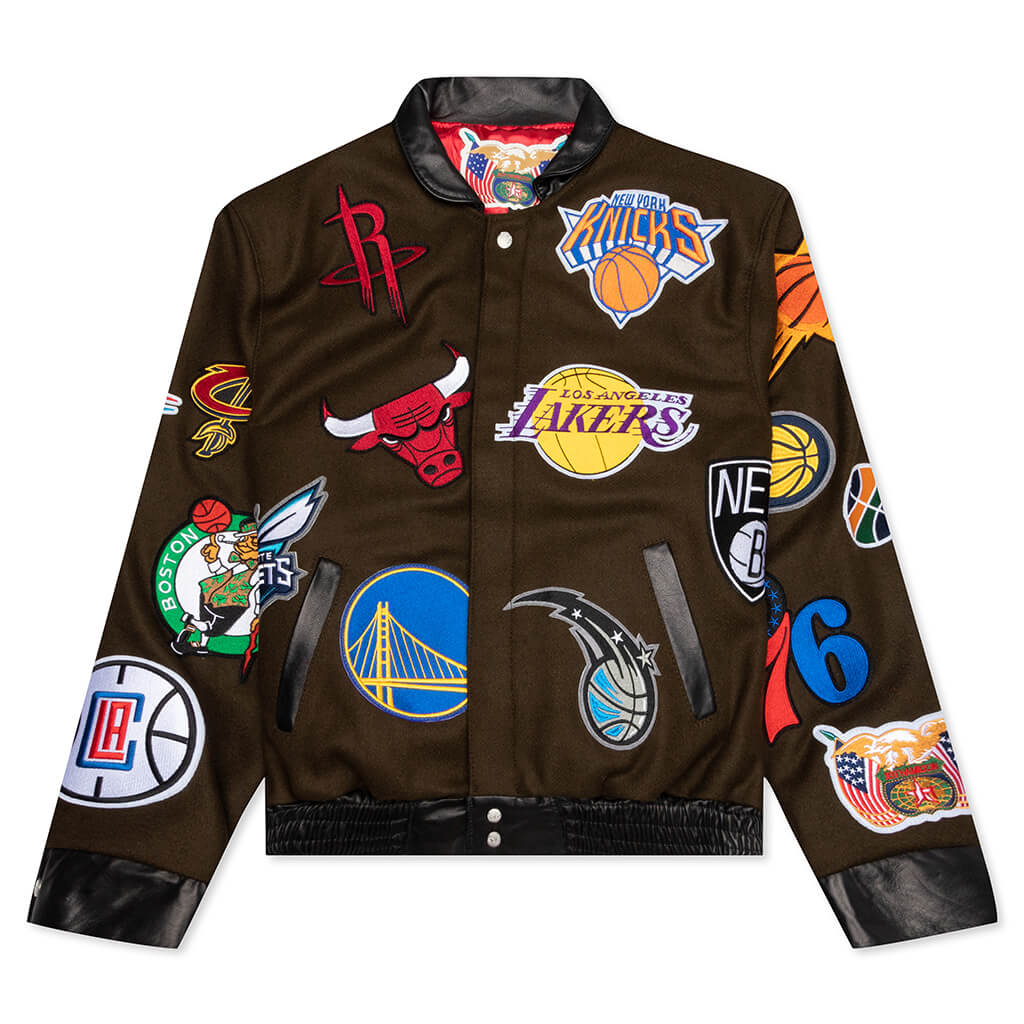 JEFF HAMILTON NBA Collage Wool Blend Jacket, Nordstrom in 2023