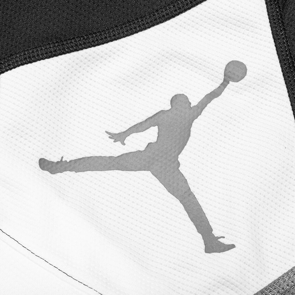Jordan Men's Dri-Fit Air Diamond Shorts, XXL, White/Black/Smoke Grey