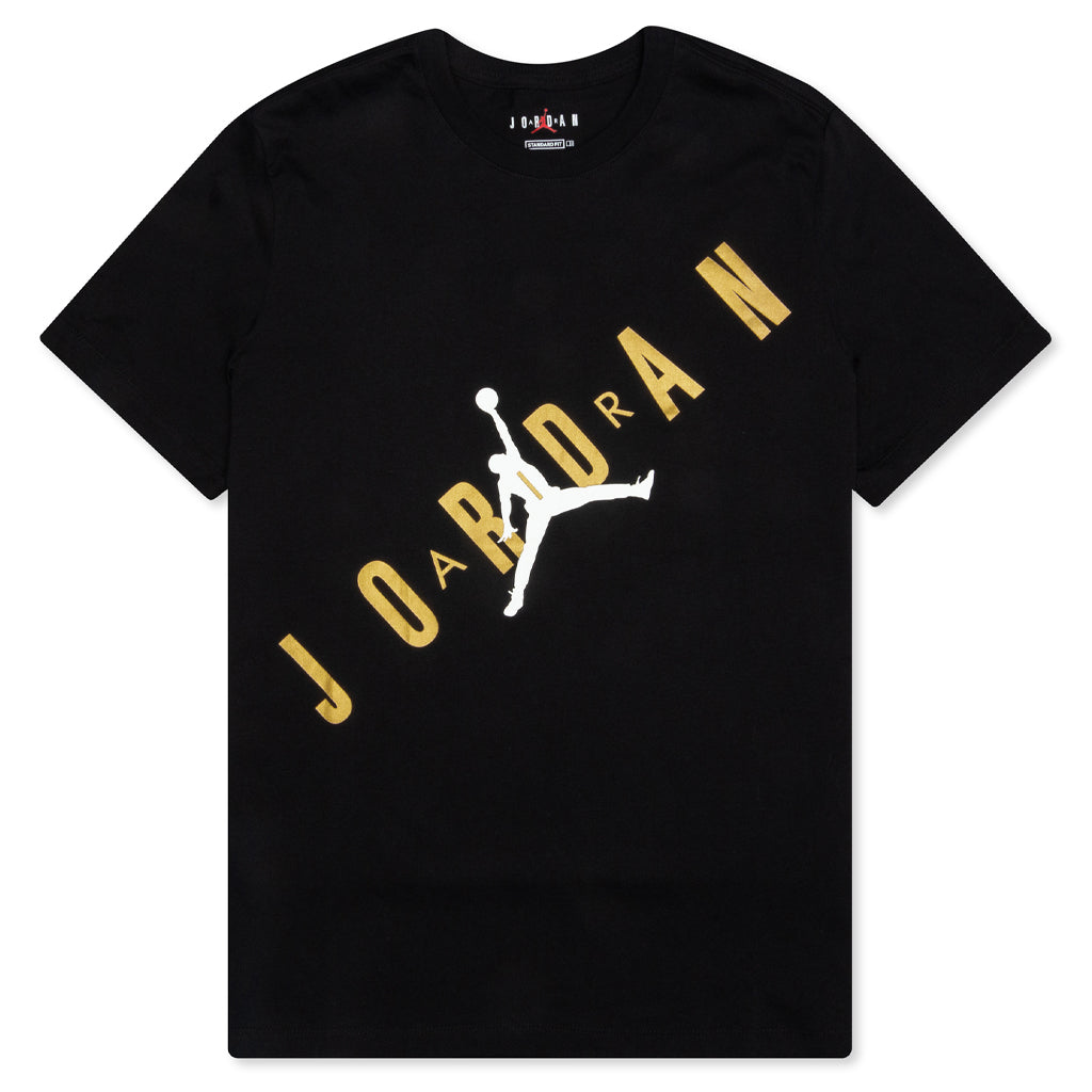 HBR S/S T-Shirt Black/Metallic Gold – Feature