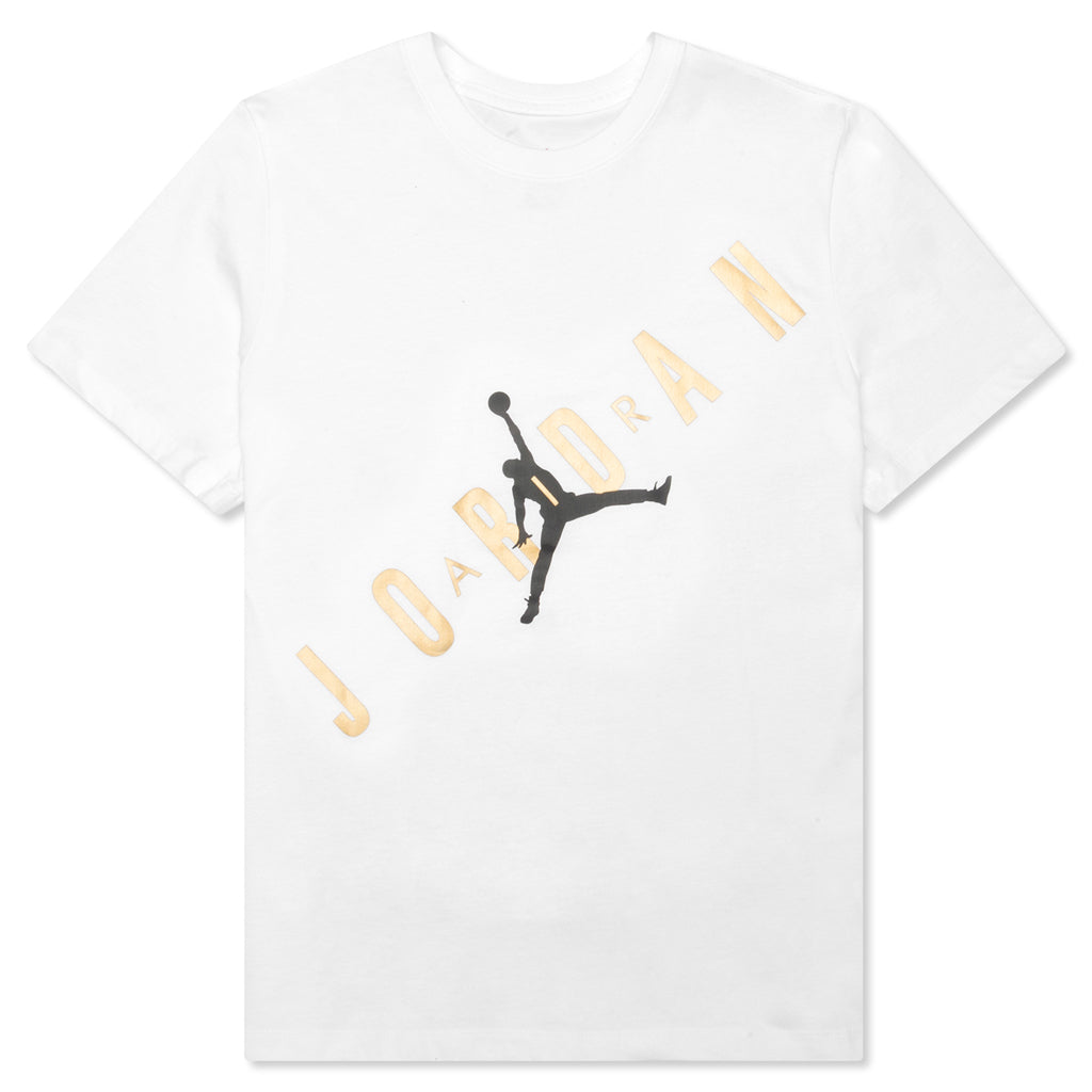 HBR S/S T-Shirt White/Metallic Gold