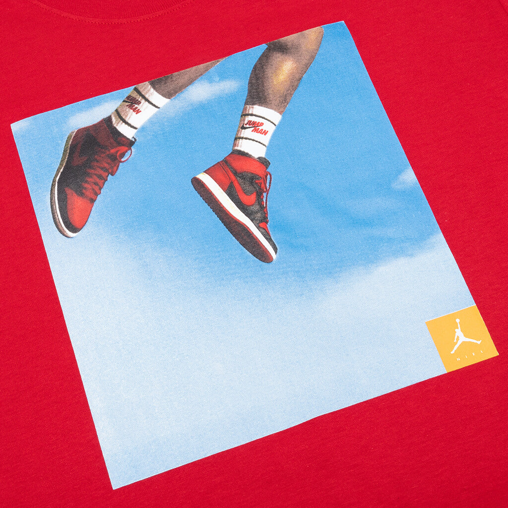 Jumpman Photo S/S T-Shirt - Gym Red â Feature