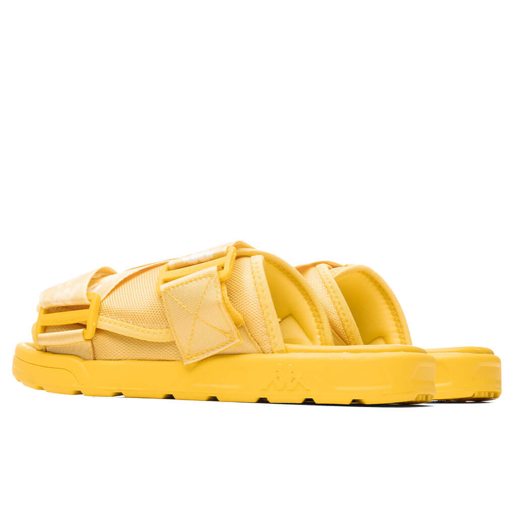 222 Banda Mitel Sandals - Yellow/White –
