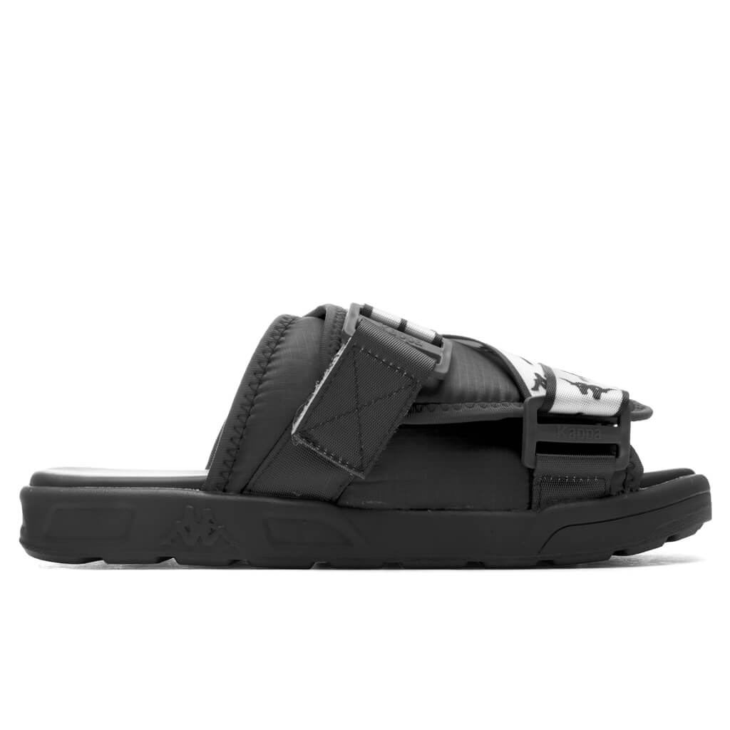 Size 8 KAPPA Authentic JPN Mitel 2 Sandals Black White Unisex KAPPA 222 Banda Mitel 2 Sandals 304VF50-A2G - Shiekh main image 4