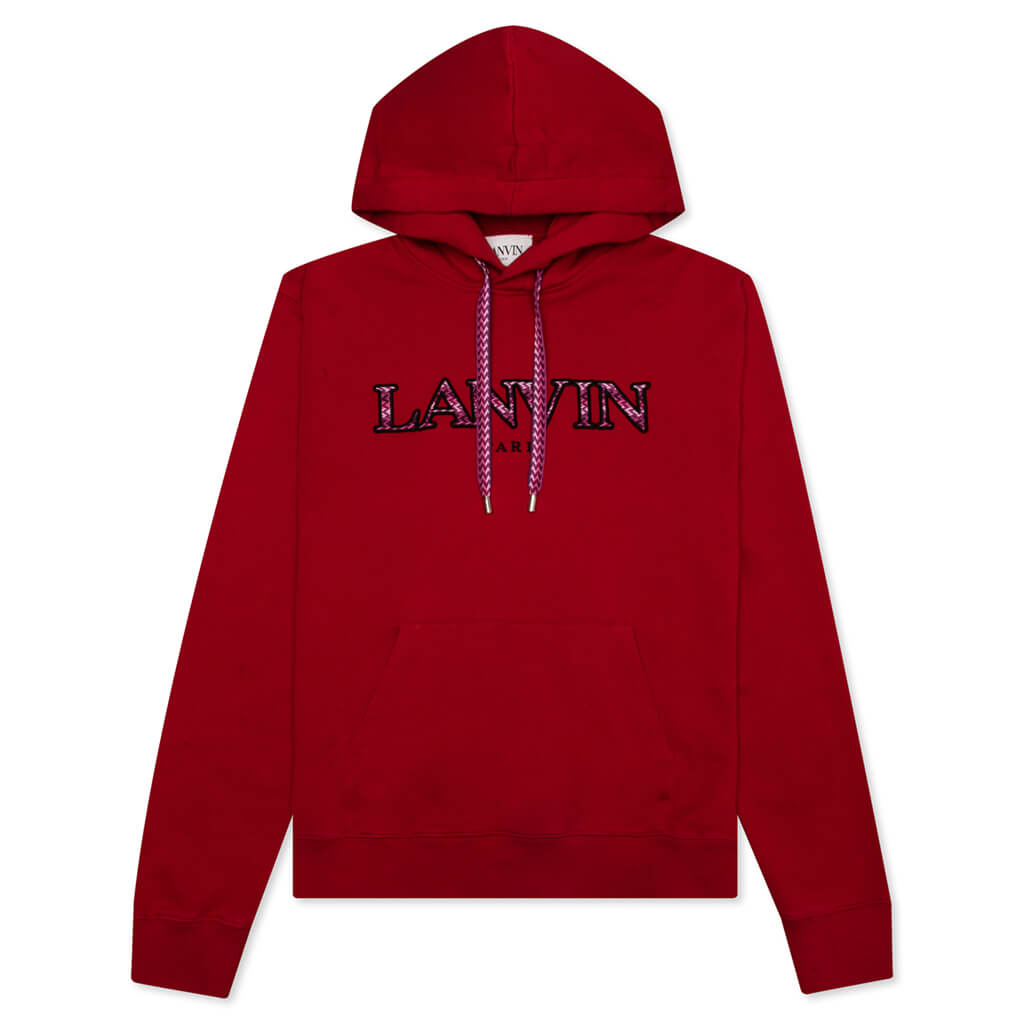 Curb Embroidered Hoodie - Lipstick