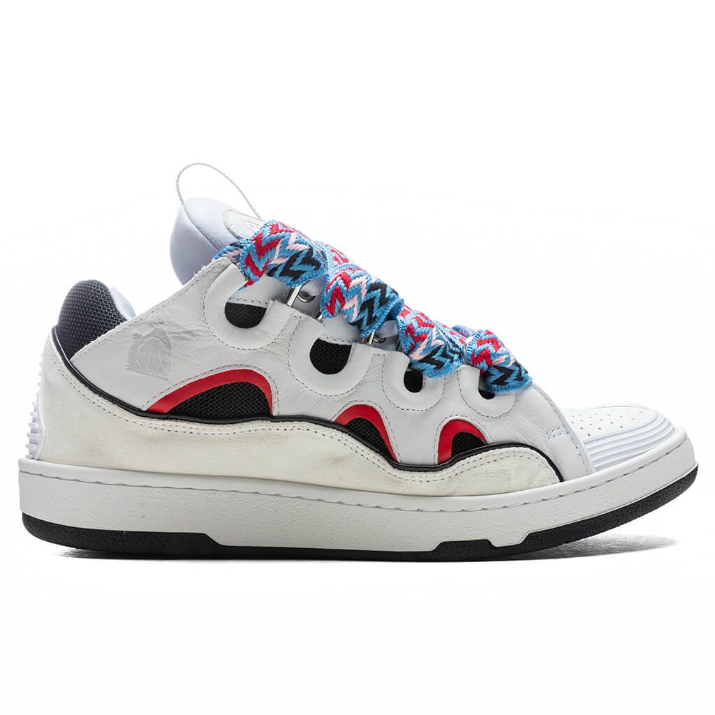 Lanvin Curb Sneaker White Light Blue Men's - FM-SKRK11-GLOS-A22 - US