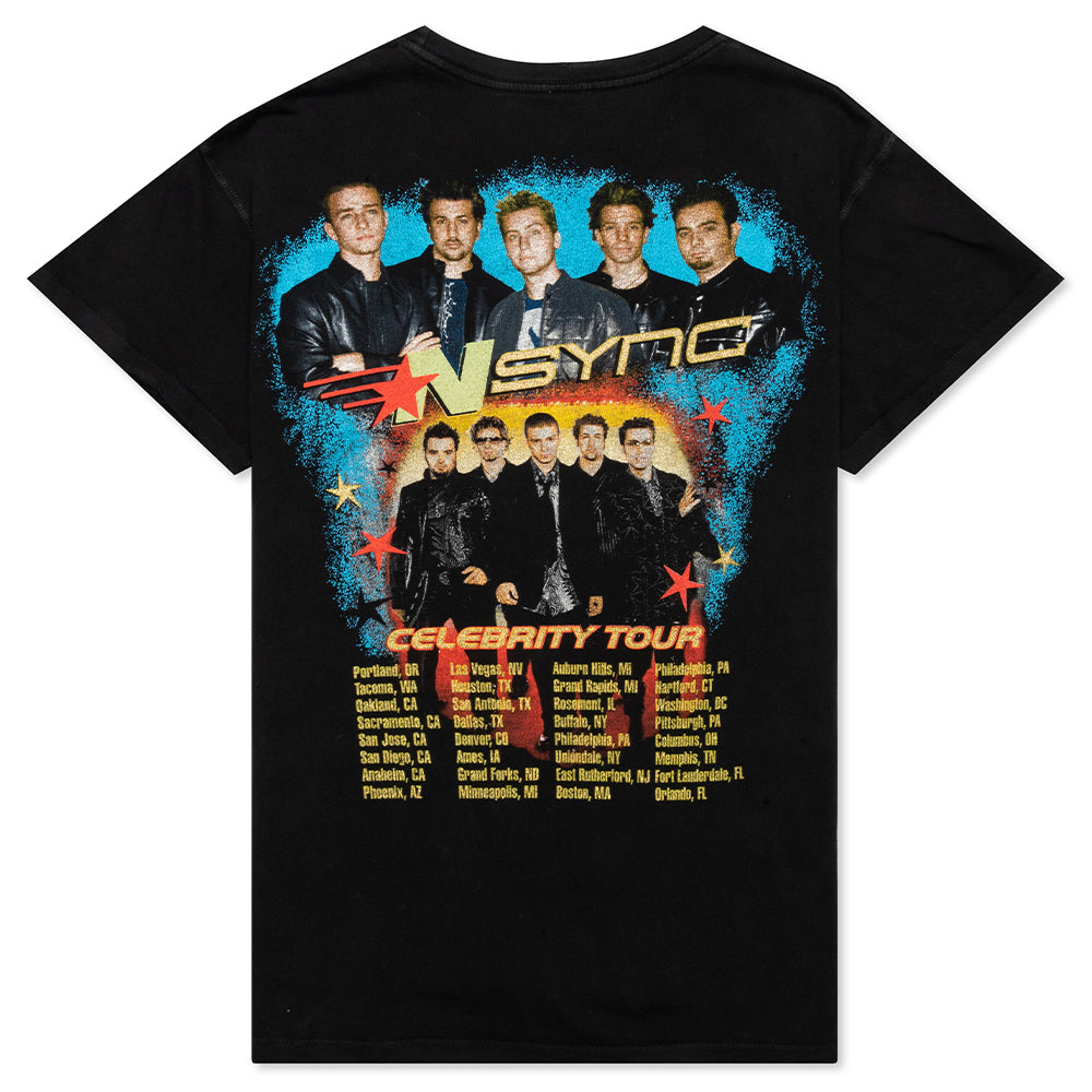 2002年製 Y2K インシンク セレブリティ Tシャツ XLサイズ 黒 インシンク Celebrity ブラックTシャツ XL 2002年製 インシンク