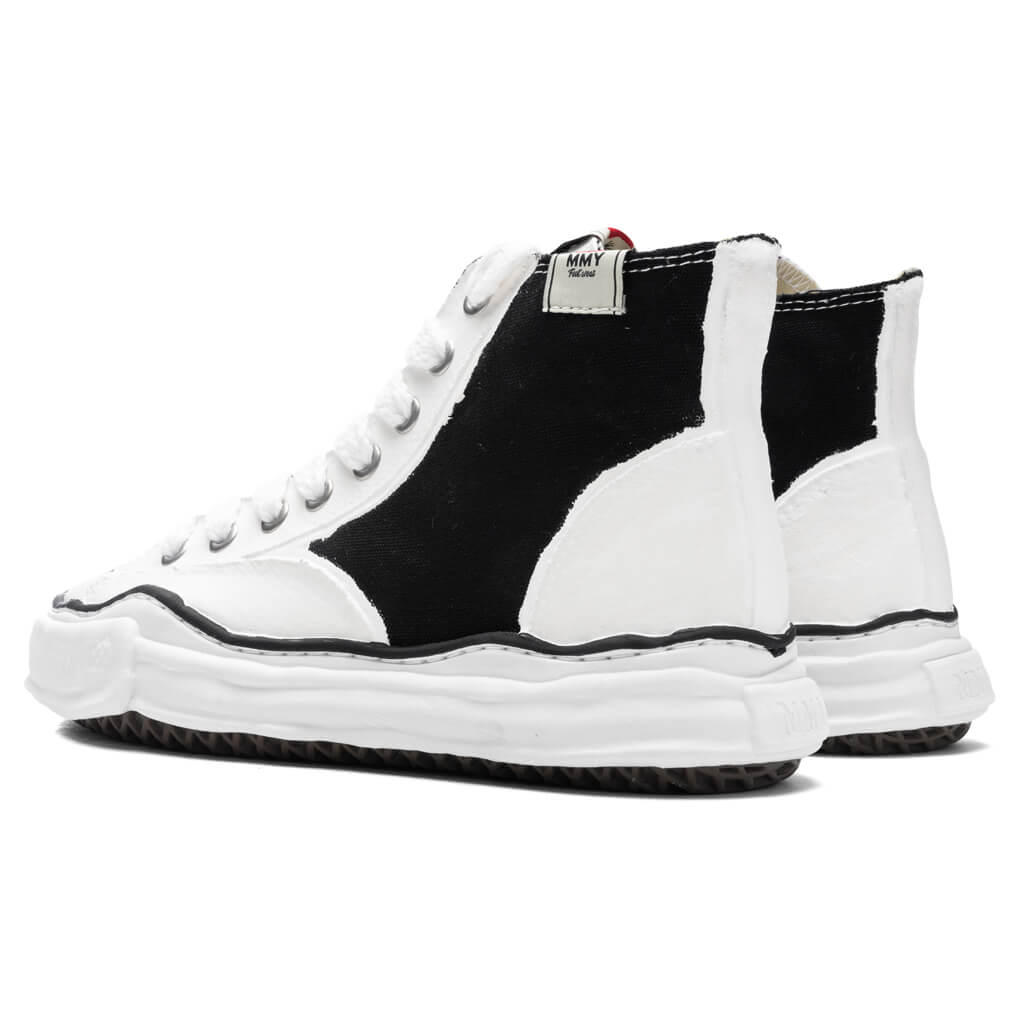 Peterson Hi OG Sole Rubber Painted Canvas Sneaker - Black/White