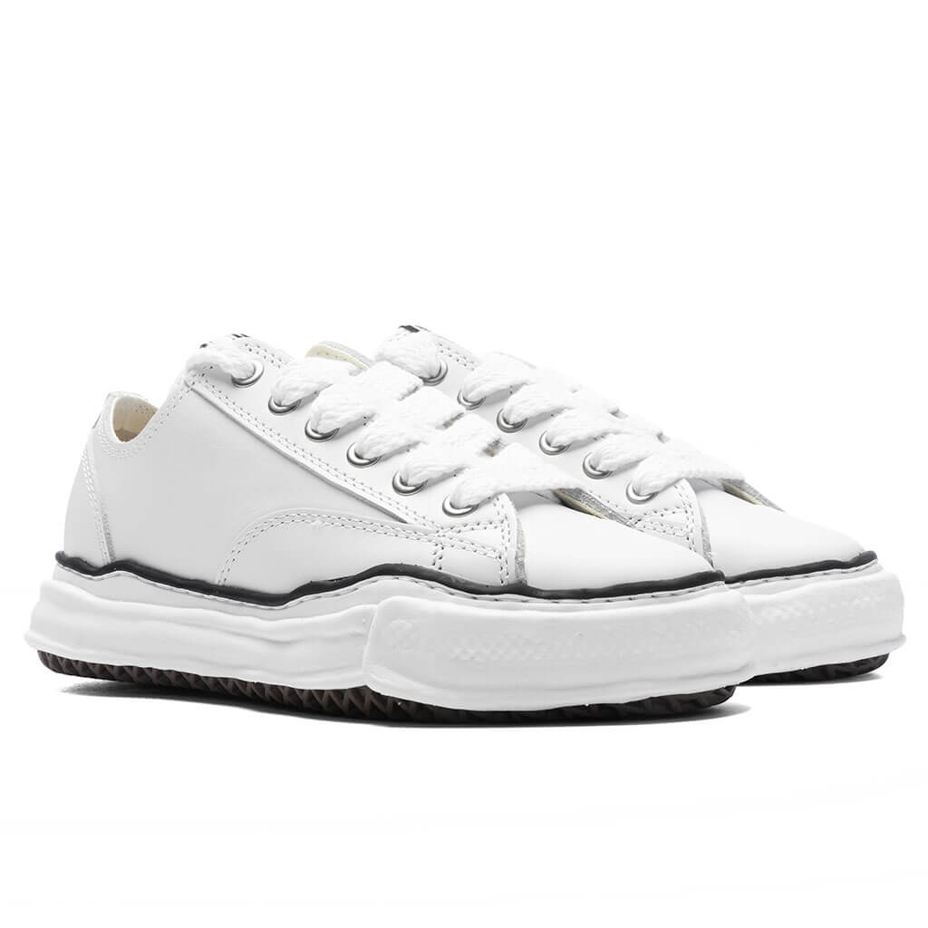 Peterson Low OG Sole Leather Sneaker - White | Maison MIHARA