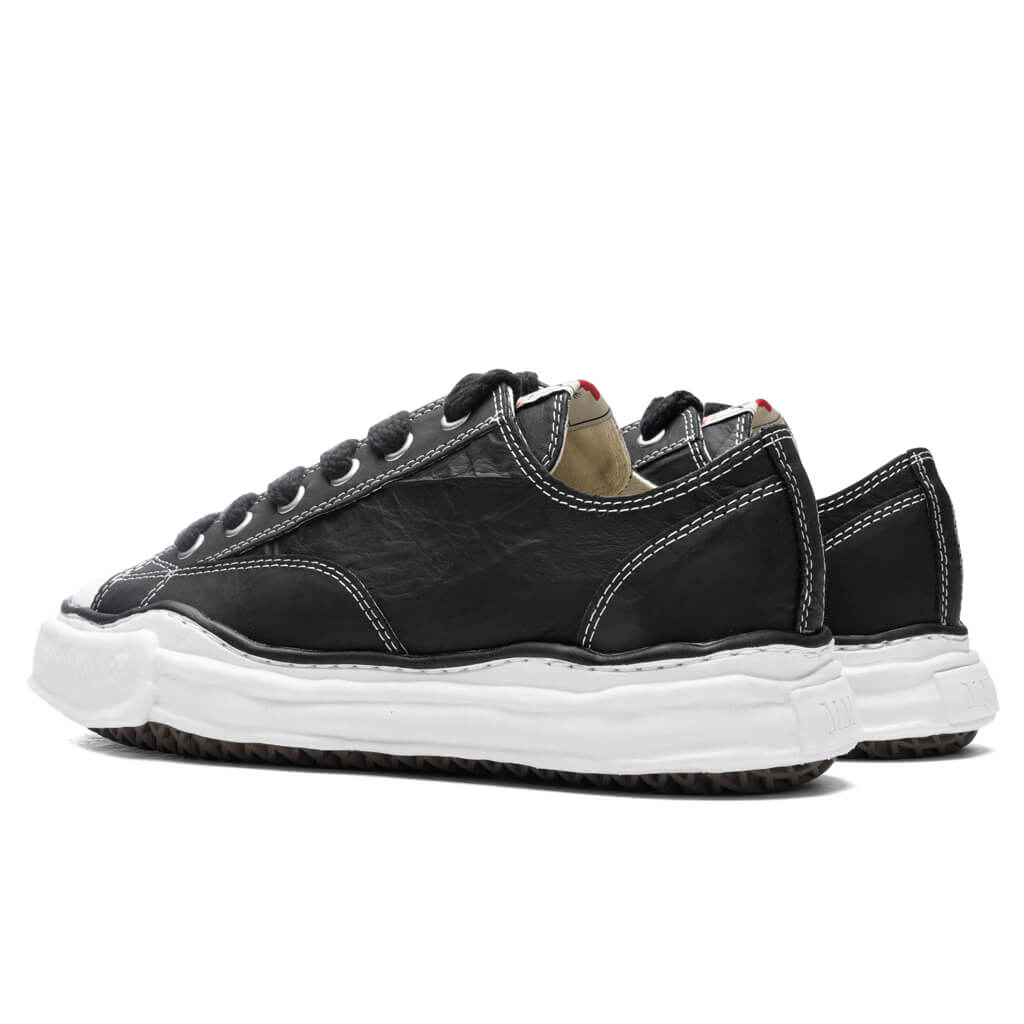 Peterson Low OG Sole Paper Like Leather Sneaker - Black