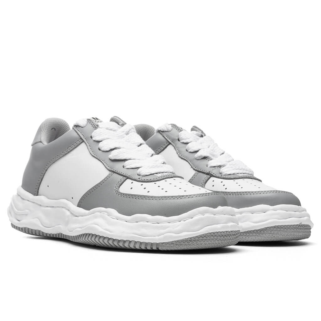 Wayne Low OG Sole Leather Sneaker - Grey/White