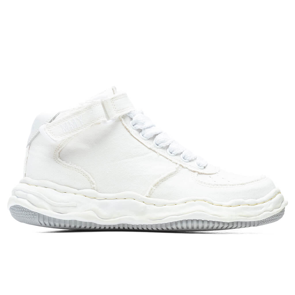 Wayne High OG Sole Washed Canvas Sneaker - White – Feature