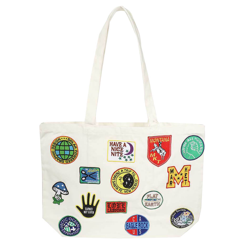Buy Market Patch Tote Bag 'Multicolor' - 403123001 MULT