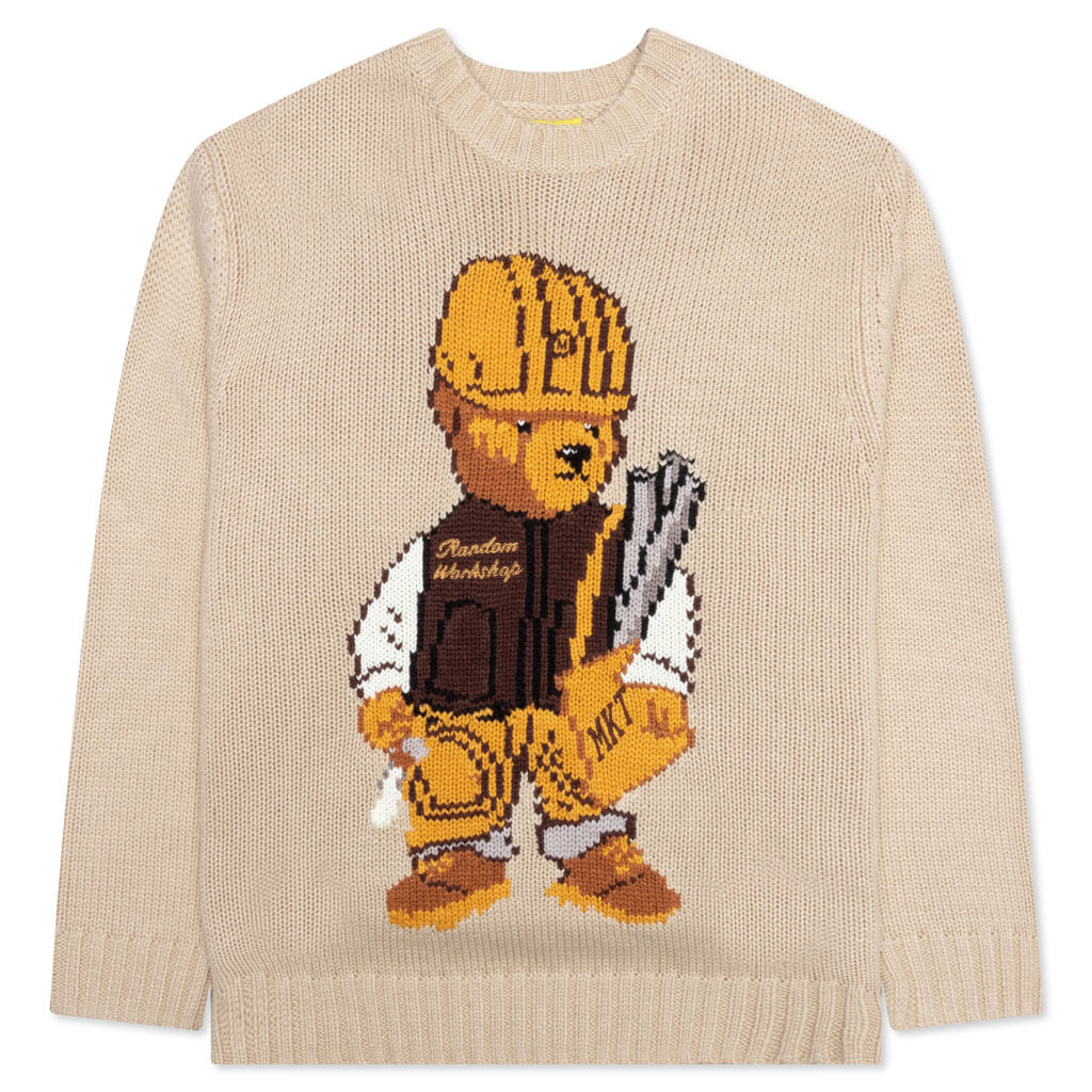 Ralph Lauren Kids Paint-Splattered Polo Bear Sweater (5-7 Years