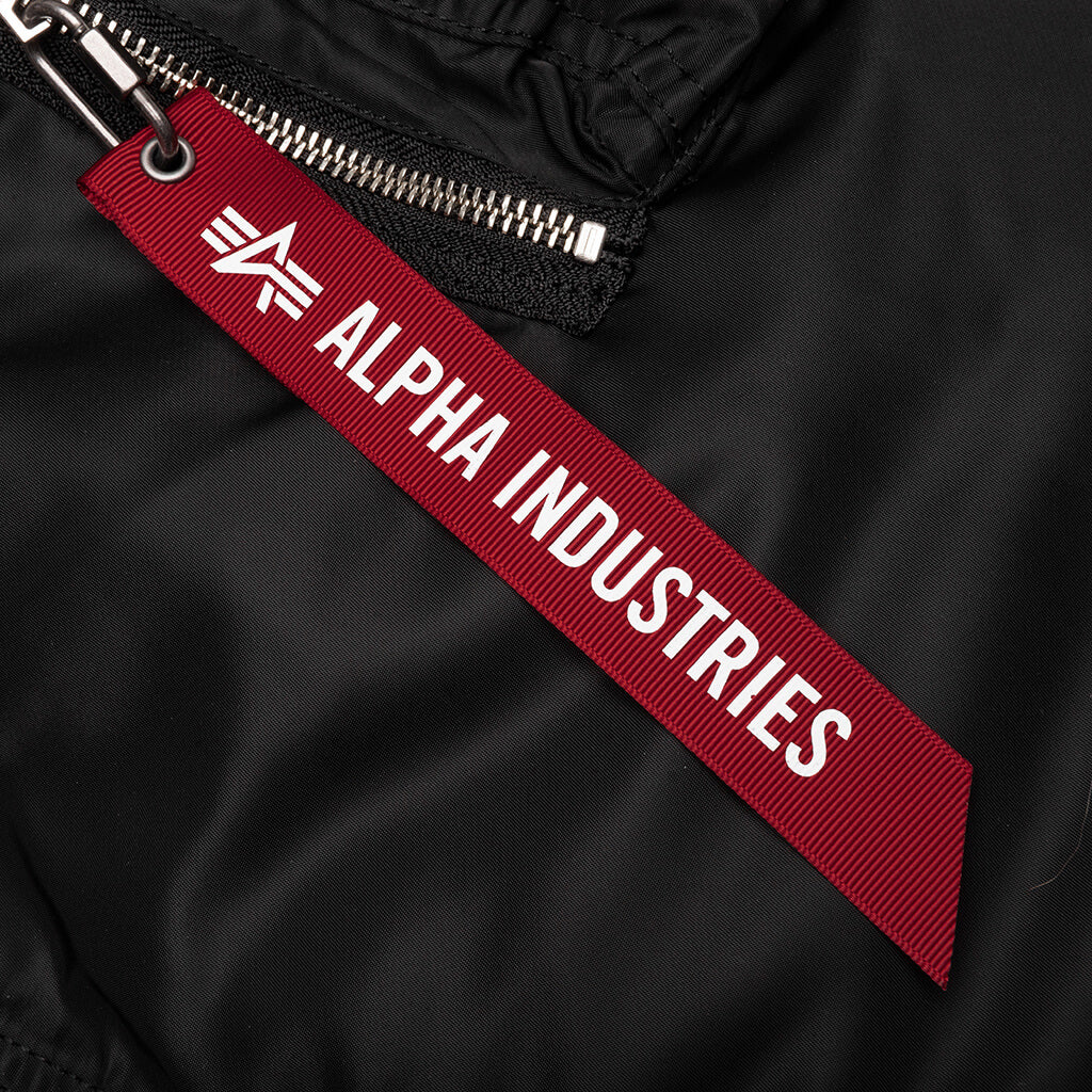 Alpha x Industries MA-1 Jacket Feature Bomber - Bla World Mastermind Patchwork –
