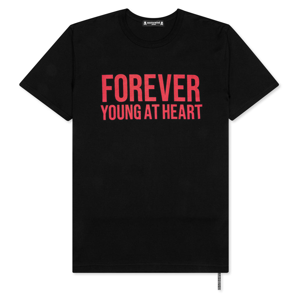 マスターマインド FOREVER YOUNG AT HEART Tシャツ M Forever Young At Heart T-Shirt - Black – Feature