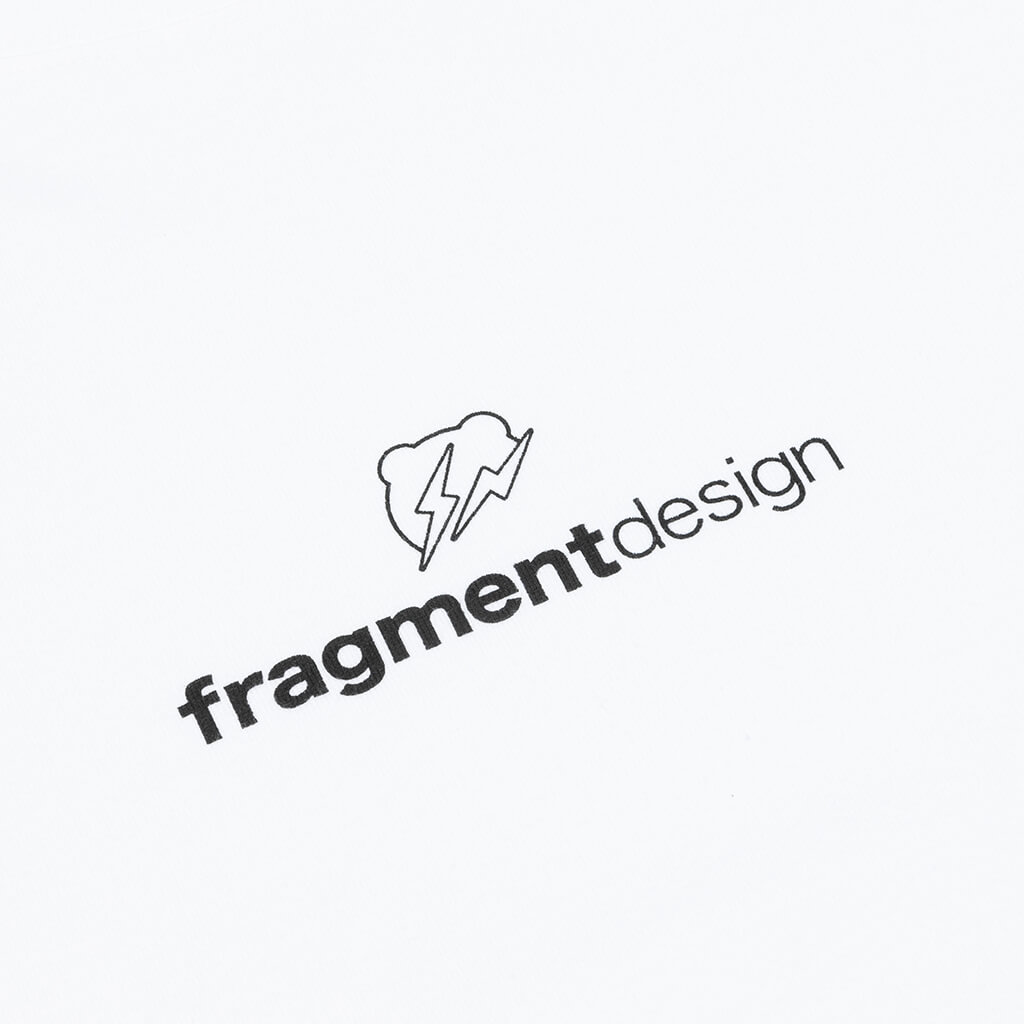 Medicom Toy x fragment design Logo BE@RTEE - White