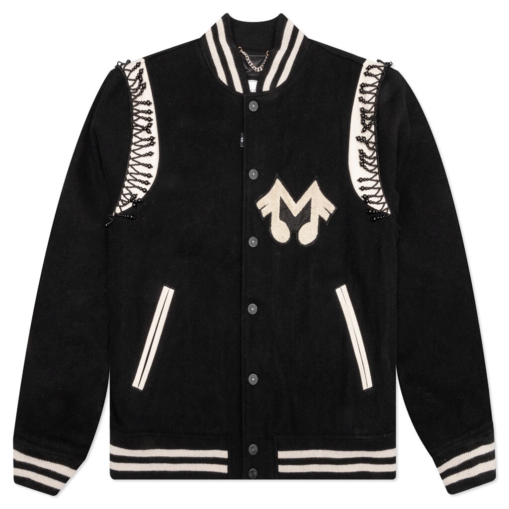 Chandelier Varsity Jacket - Black – Feature